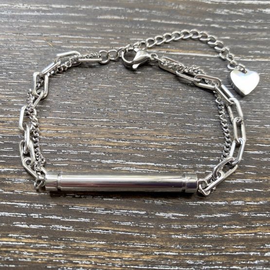 Bracelet - Double Chain with Tube