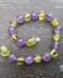 Amethyst & Honey Amber Bracelet