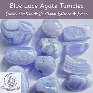 Blue Lace Agate tumbles