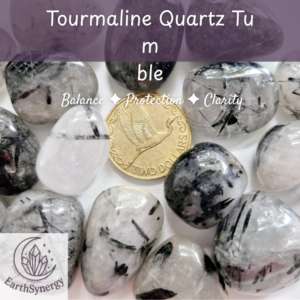 Tourmaline Quartz crystal tumble