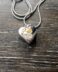 2 Paws in Heart Memorial Pendant