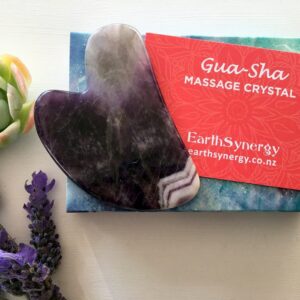 Gua-Sha Heart - Amethyst