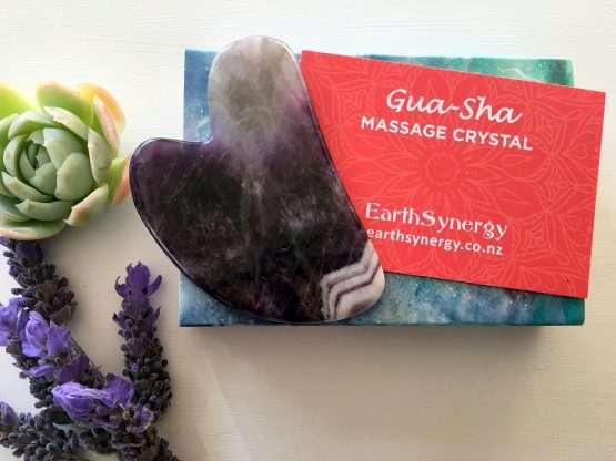 Gua-Sha Heart - Amethyst