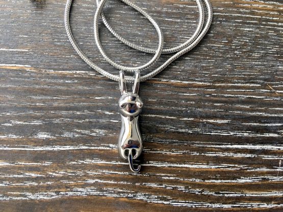 Cat Hanging Memorial Pendant