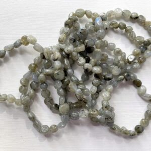 Labradorite oval bead bracelets
