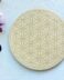 Flower of life 10cm coaster Crystal grid