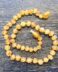 Raw Honey Baltic Amber teething necklace 32cm