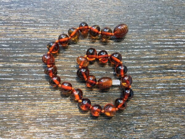 Cognac Amber Adult Bracelet
