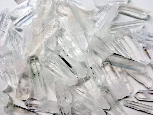 Clear quartz points