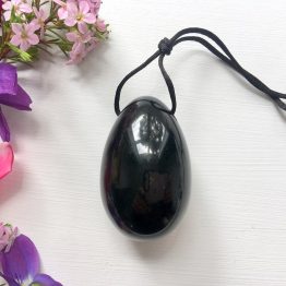 Large Obsidian yoni egg