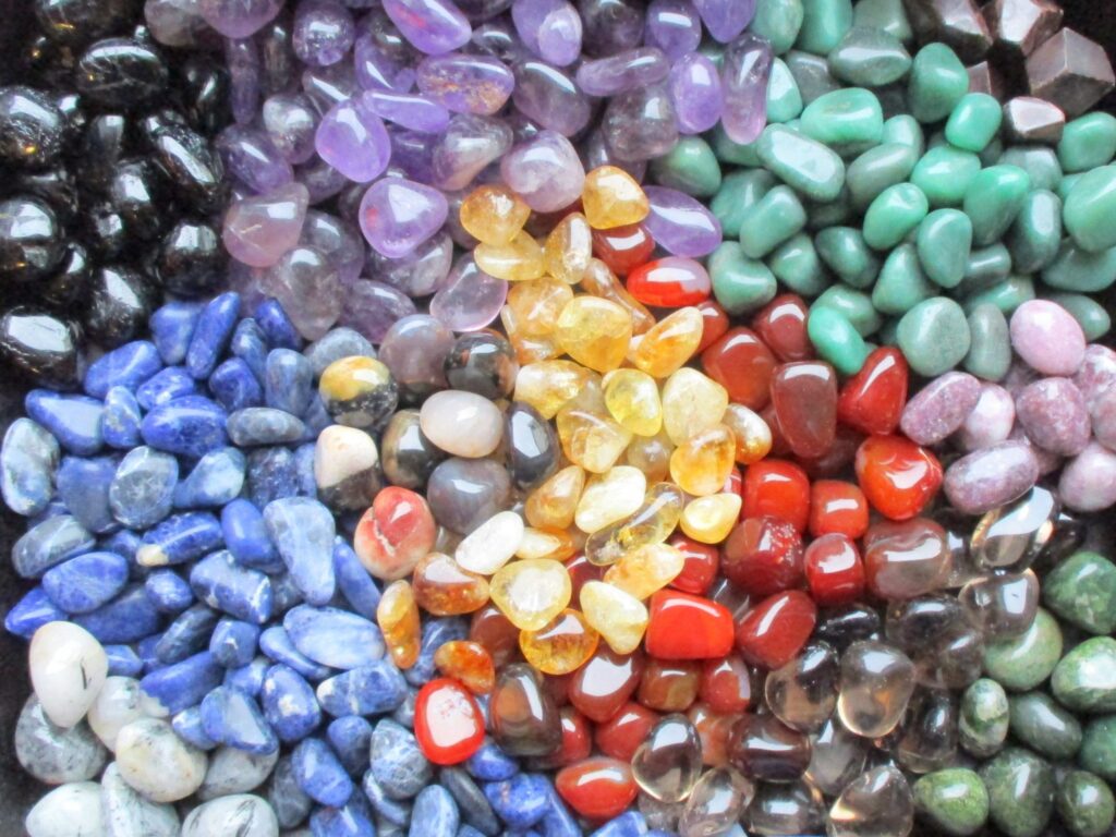 crystal tumbles