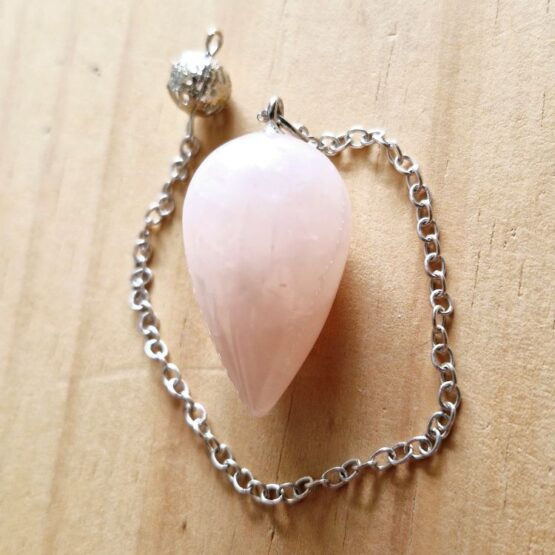 Water drop pendulum Rose Quartz