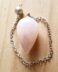 Water drop pendulum Rose Quartz