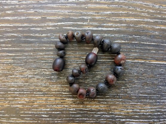 Raw Dark Amber Bracelet
