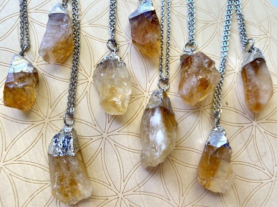 Raw Citrine pendant