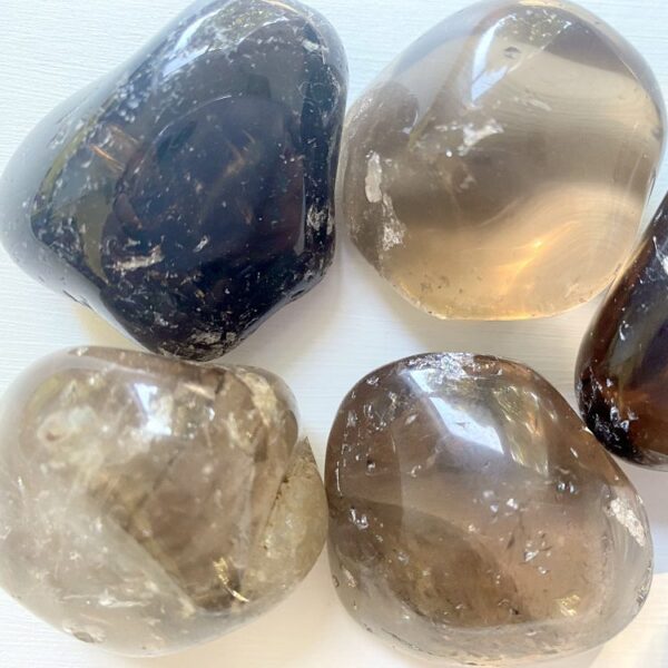 smoky quartz B extra large tumble