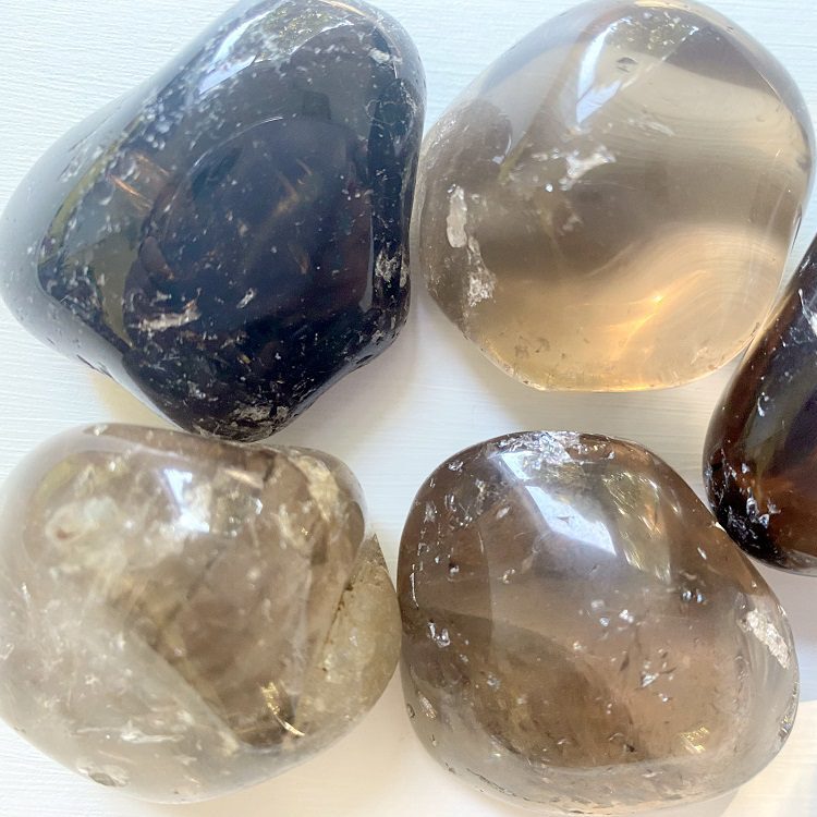 smoky quartz B extra large tumble