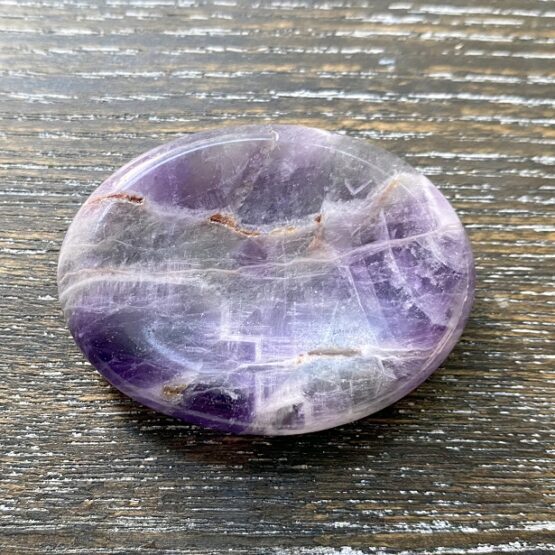 Amethyst worry stone