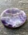 Amethyst worry stone