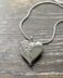 Heart with Angel Wing Memorial pendant