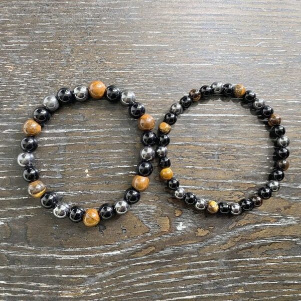grounding bracelets 8mm & 6mm