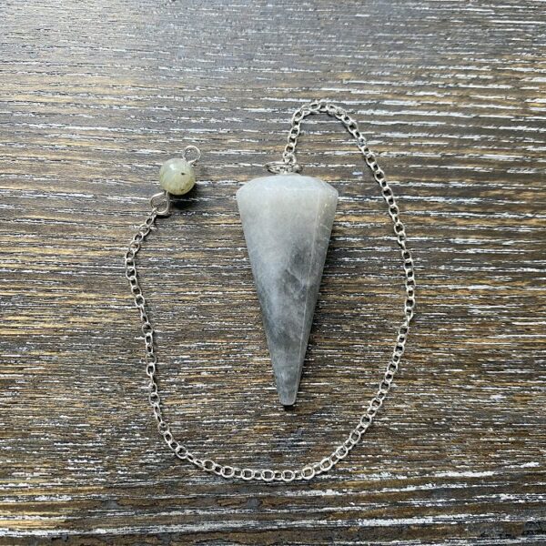 Labradorite Faceted Pendulum
