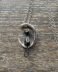 Black Cat on Moon Pendant