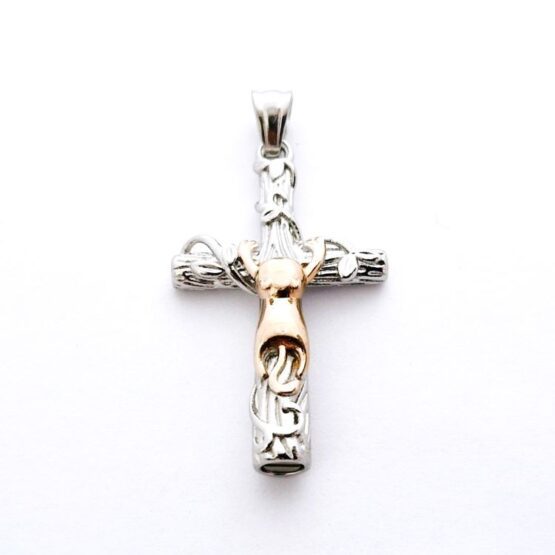 Cat Cross Memorial Pendant