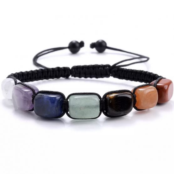 Chakra Crystal Bracelet - Chunky