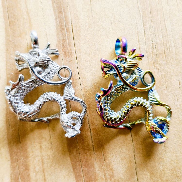 Dragon memorial pendants