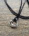 Heart on a Rope Memorial Pendant