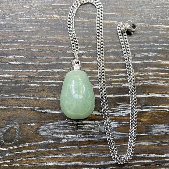 Aventurine memorial pendant