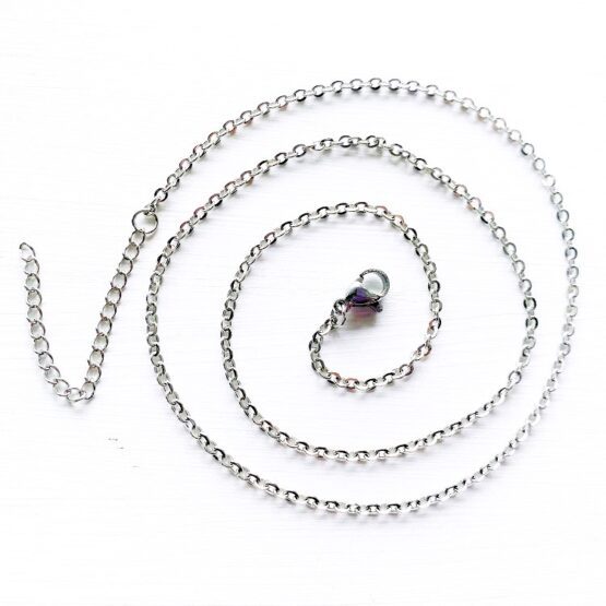 Basic necklace 45cm + 5 cm extension chain