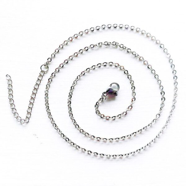 Basic necklace 45cm + 5 cm extension chain