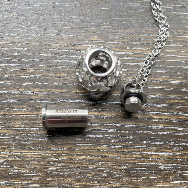 Butterfly Crystal Memorial Pendant - Image 2