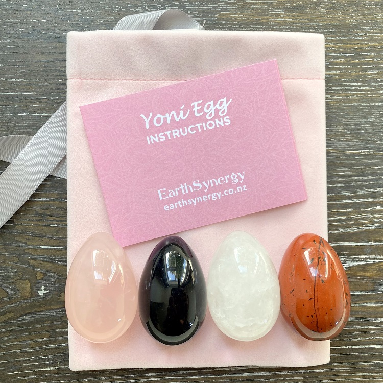 Undrilled Yoni eggs 4 large - EarthSynergy Crystals NZ