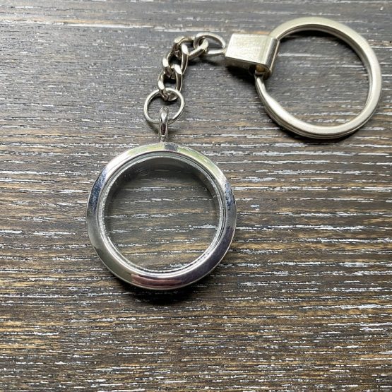 Glass Floating Memory Keyring