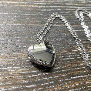 Heart memorial Pendant 'Forever in my Heart'