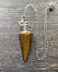 Tigers eye medium cone pendulum