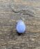 Blue Lace Agate teardrop memorial pendant