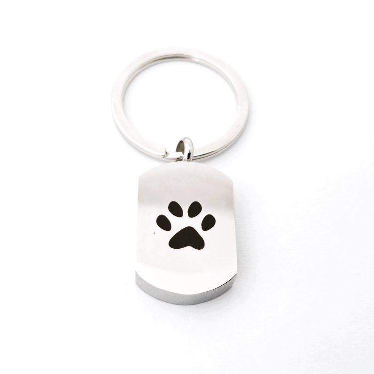 pawprint keyring memorial