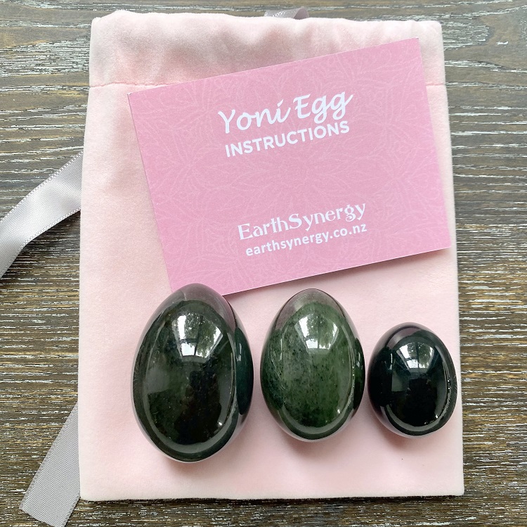 Nephrite Jade Yoni eggs undrilled