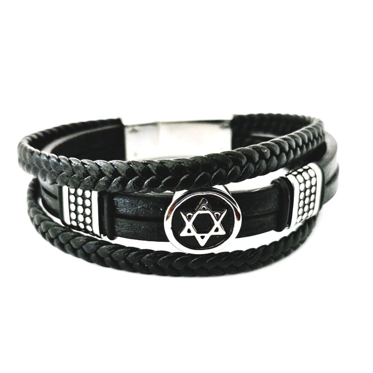 3 bands with star memorial bracelet