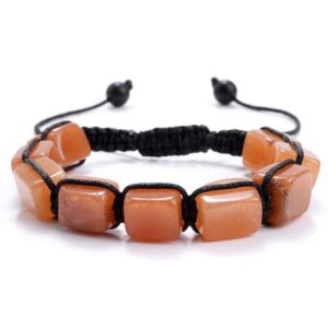 Orange Aventurine chunky bracelet