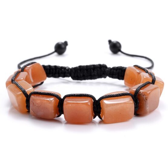 Orange Aventurine chunky bracelet