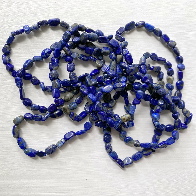 Lapis Lazuli Oval bead bracelet