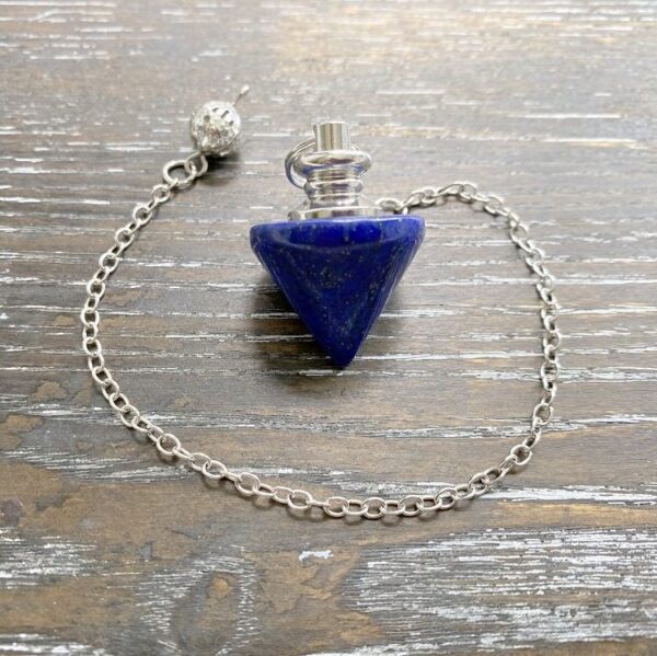Lapis Lazuli wide cone pendulum