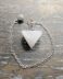 Clear Quartz wide cone pendulum