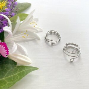 Anxiety fidget rings x 2