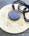 Shungite pendant with Metatron's cube